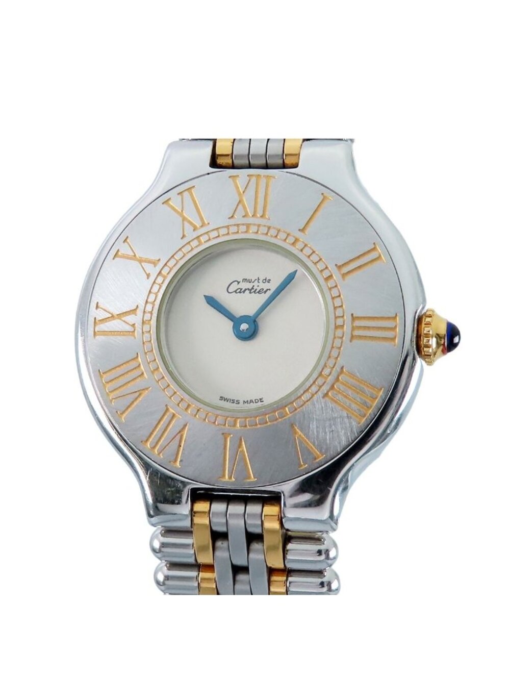 Cartier Must 21 Ivory SS YG SM Vantian Watch